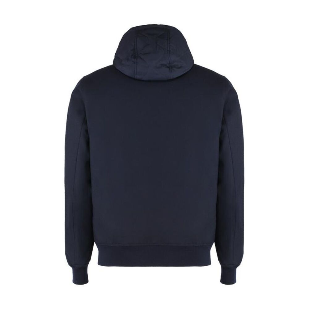VALSTAR Quilted Hooded Jacket Men BLUE Outerwear